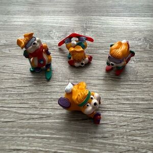 Vintage 1996 Kinder Surprise Hanny Bunnys Ski Bunnies